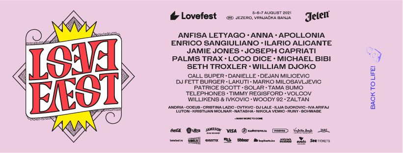  Jubilarno izdanje Lovefesta od 5. do 7. avgusta u Vrnjačkoj Banji