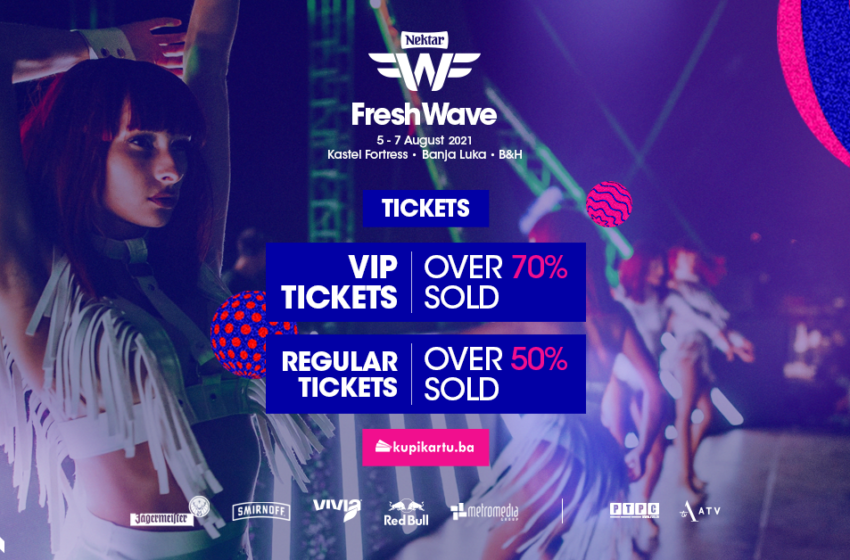 Rasprodato 70% VIP i preko 50% regularnih ulaznica za deveti Nektar Fresh Wave Festival!