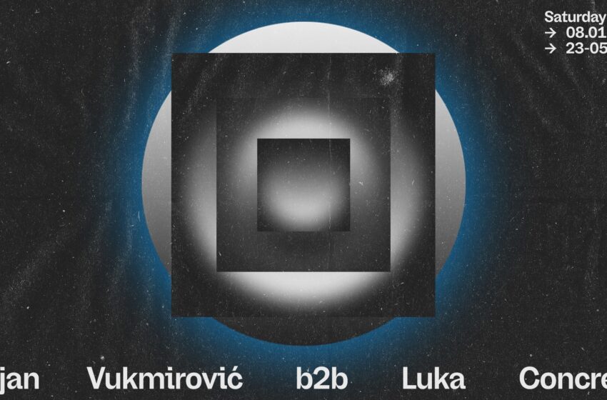Prva techno žurka ove godine u DOT-u: Bojan Vukmirović b2b Luka Concrete!