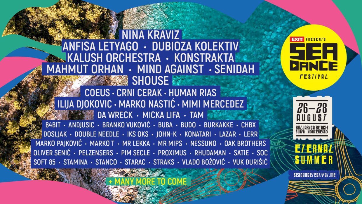 Mind Against, Human Rias, Marko Nastić, Coeus i više od 30 izvođača zaokružuju elektronski zvuk na Sea Dance festivalu!