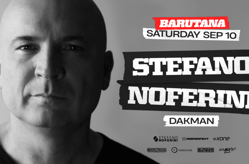 Stefano Noferini sprema specijalni extended DJ set za Barutanu!