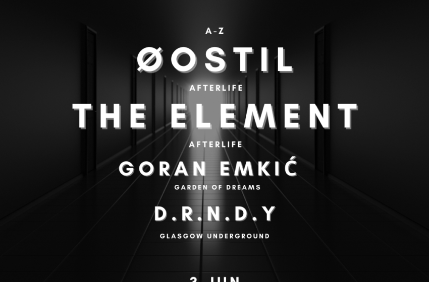  Zvezde Afterlife etikete The Element i Øostil 3. juna na Naissus Festivalu!
