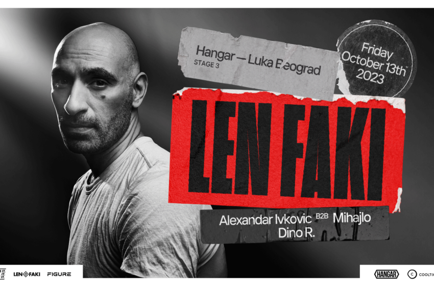  Legendarni nemački producent i DJ Len Faki stiže u Beograd!