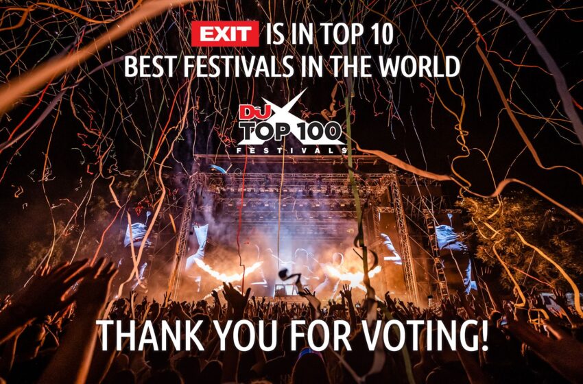  Možda nismo najbolji u fudbalu, ali jesmo u festivalima! EXIT izabran za jedan od najboljih NA SVETU!