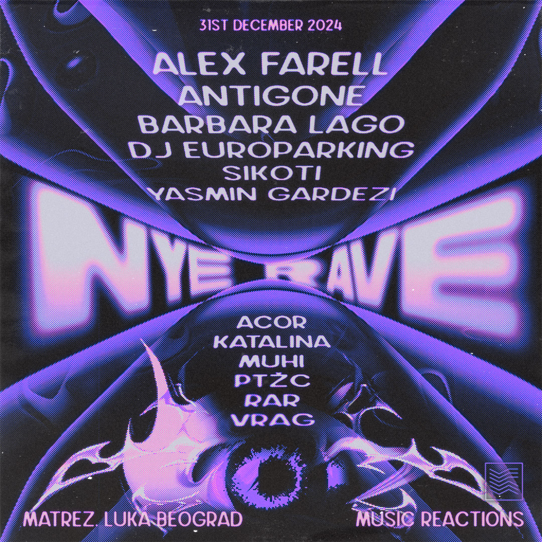 Music Reactions NYE Rave - Only Clubbing