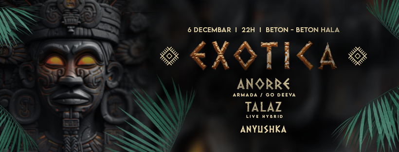  Afro House zvezda Anorre stize na Exoticu 6. decembra! 