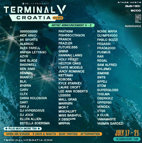  ZAGREBAČKOM TERMINAL V LAUNCH ŽURKOM NAJAVLJEN LETNJI TECHNO FESTIVAL IZ SNOVA!