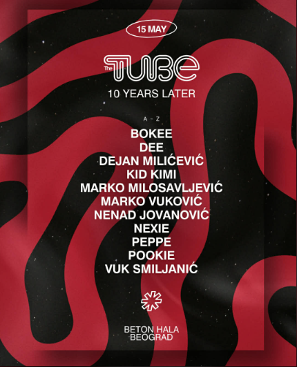  U petak, 15. maja, u Beton hali na jedno veče ponovo otvaramo Tube!