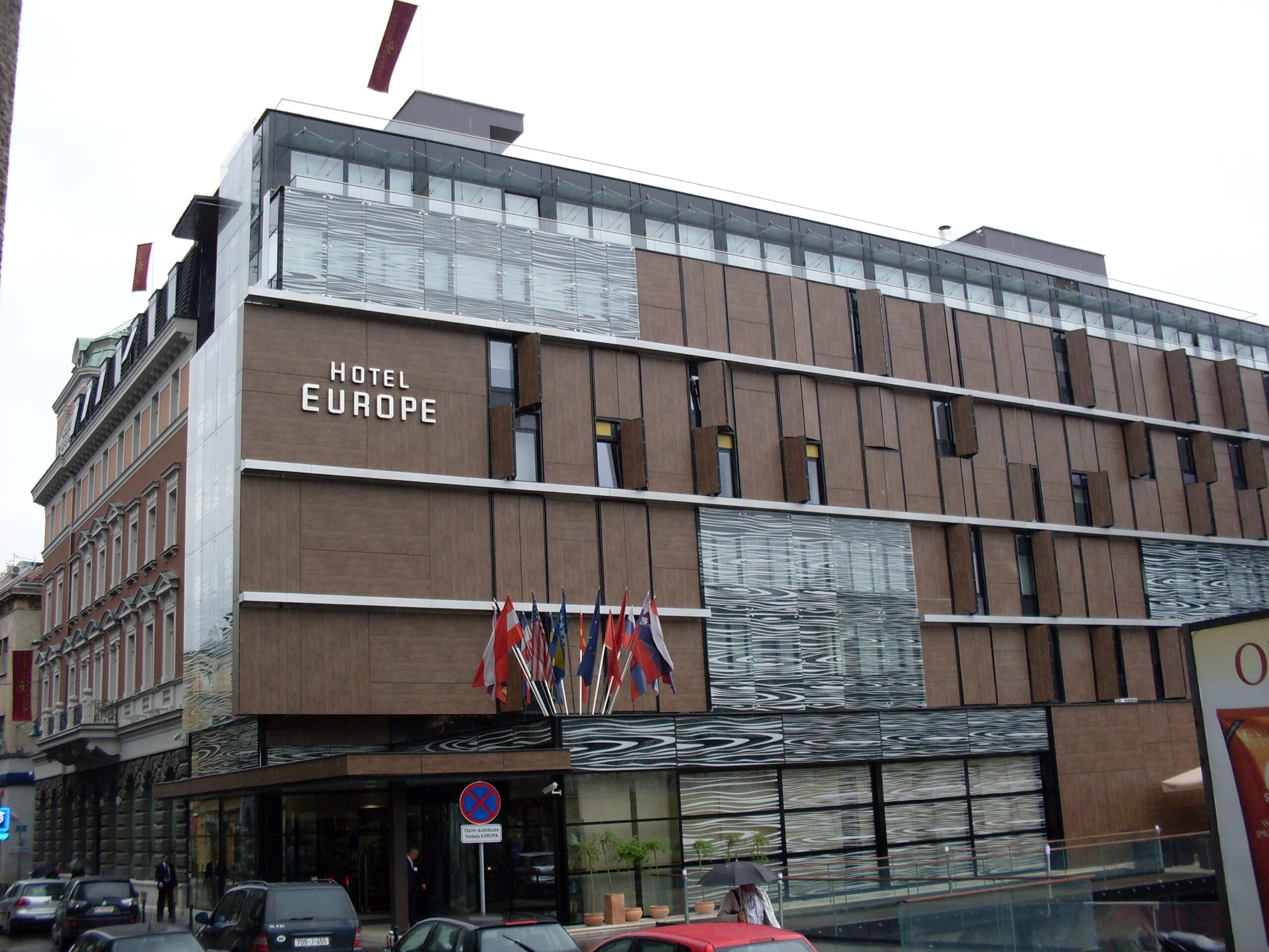 Terasa: Hotel Evrope