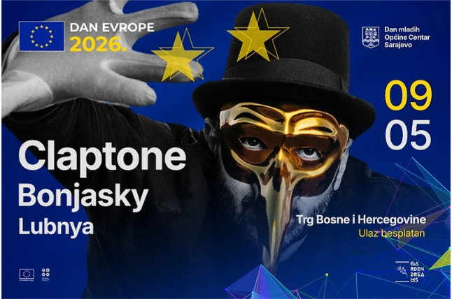  SARAJEVO SPREMNO ZA SPEKTAKL: VEČERAS NA TRGU BiH NASTUPA MUZIČKI VIRUOZ CLAPTONE!