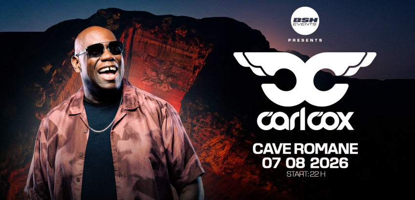  JEDAN OD NAJVEĆIH DJ-EVA SVIH VREMENA CARL COX DOLAZI U CAVE ROMANE!