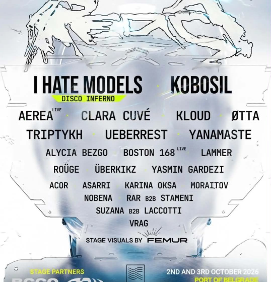  REACT Festival 2026 okuplja 26 svetski poznata izvođača na jednom od najznačajnijih regionalnih festivalskih događaja, donoseći pažljivo kuriran program koji spaja različite pravce savremene elektronske muzike!
