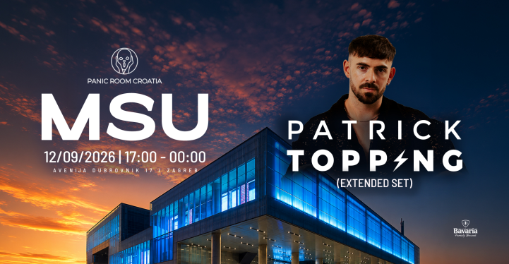  Patrick Topping prvi put stiže u Zagreb: elektronska muzika vraća se u MSU posle četiri godine!