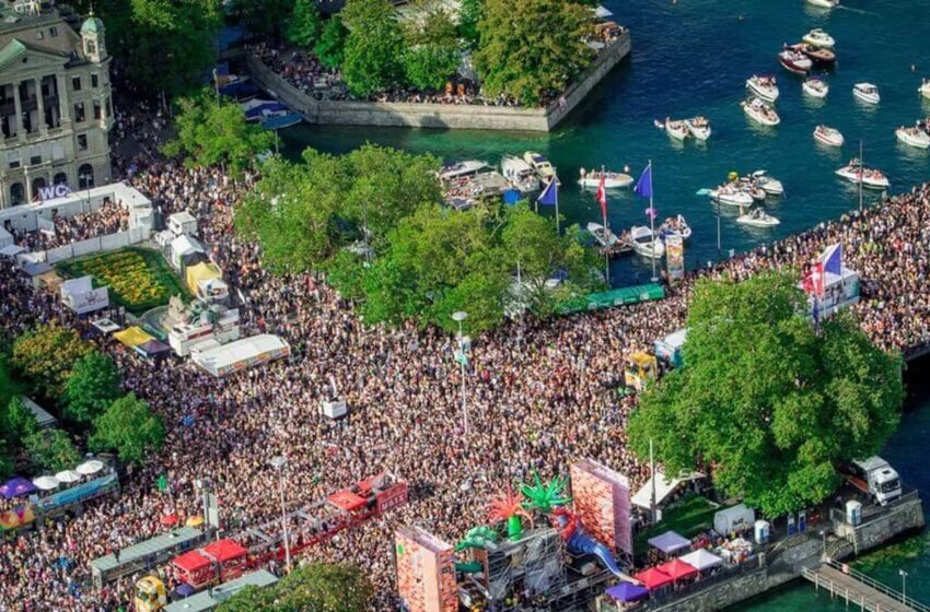  Ulična parada u Cirihu: prijavljeno je 906 medicinskih intervencija i 30 hapšenja nakon 33. izdanja!