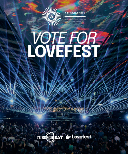  Tuborg BEAT Lovefest nominovan za dve regionalne nagrade Ambasador!